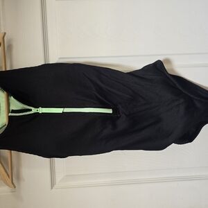 Fabletics Black Zip-Up Dress